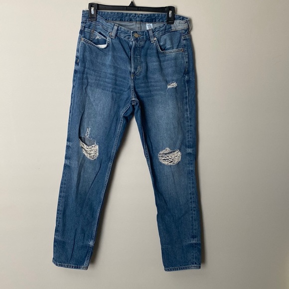 & Denim Boyfriend Low Waist Jeans Size 6 - Picture 1 of 5